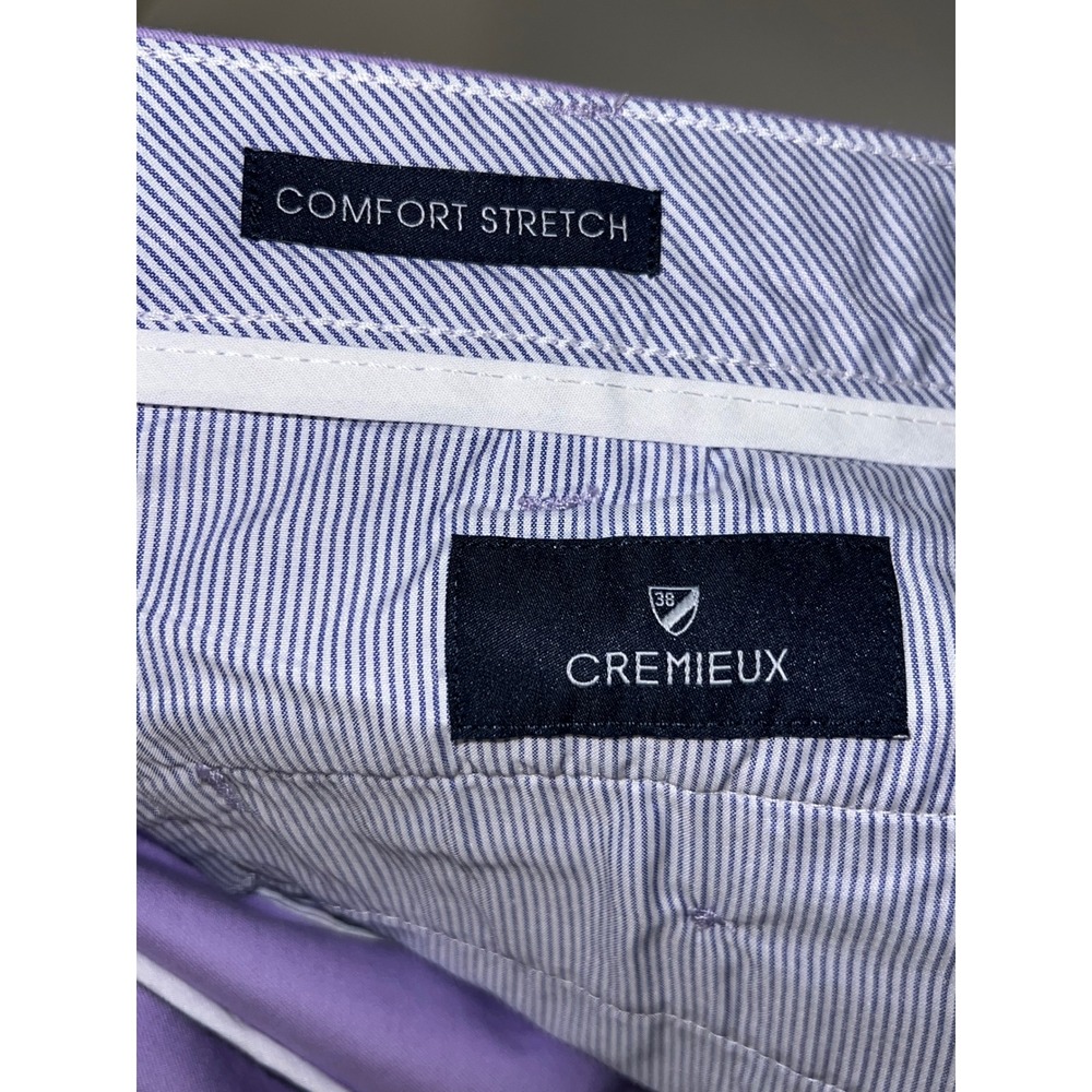 Cremieux Madison Relaxed Fit Shorts Mens 42 Purple Comfort Stretch Chino NWT - Picture 4 of 5